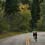 Biker in Glacier National Park